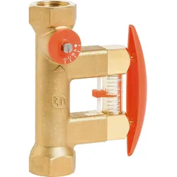 Abgleichventil Tacosetter Bypass Solar 130, DN 25 (1'') IG 10 bis 40 l/min mit Kvs 8,1