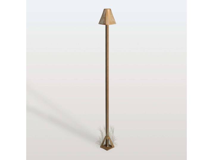 LED tuinpadverlichting - tuinlamp Silva Frame, brons / oud-messing, Messing, Landelijk, LED buitenlamp