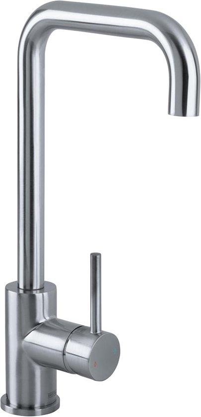 Famanu Küchenarmatur mit schwenkbarem Auslauf - Gebürstetes Nickel