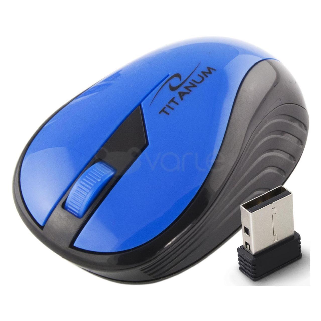 Esperanza Titanum Wireless Maus rechts RF Wireless Optisch 1000 DPI (Kabellos) (TM114B - 5901299904763)