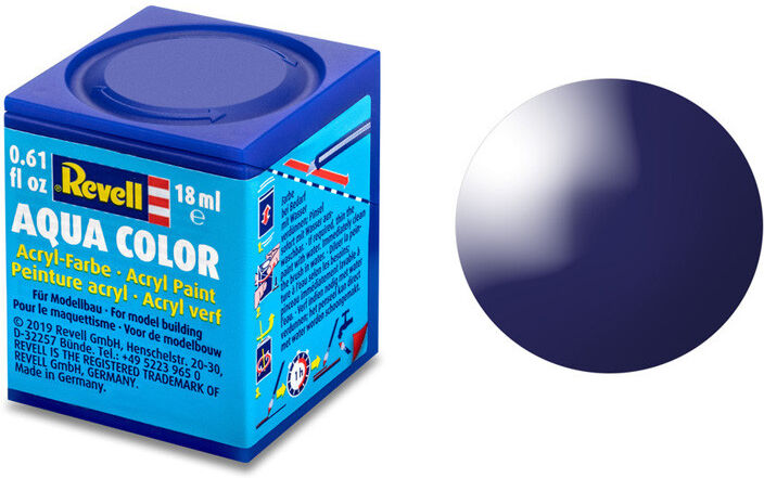 Aqua Color 54 (RAL 5022) Bleu Nuit Brillant 18 ml - Revell