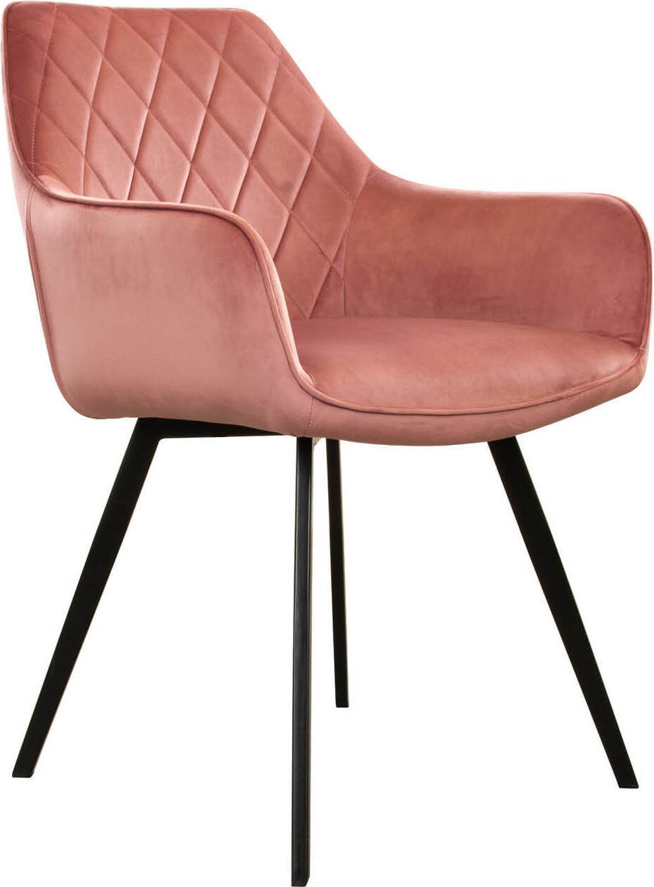 Kick Collection Eetkamerstoel Karl Velvet - Roze