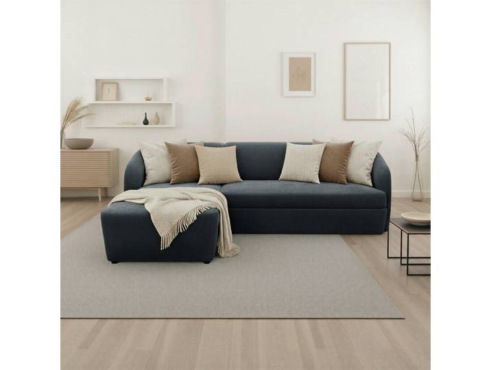 Livetastic Eckschlafsofa 100 033, Grau, Kunststoff, 3-Sitzer, 230x148-204 cm, Made in EU, FSC Mix, Bettfunktion erhältlich, Rücken echt, Armteil links, rechts, Wohnzimmer, Sofas & Couches, Wohnlandschaften