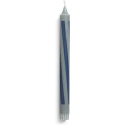 Hay Pattern Kerze Schachbrettmuster, anthrazit-blau