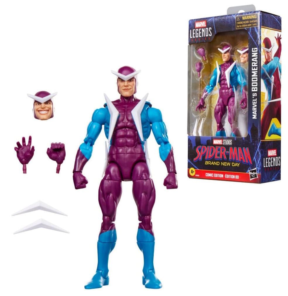Hasbro Marvel Legends Series Marvel Boomerang Spider-Man Comic-collectie actiefiguur, 15 cm