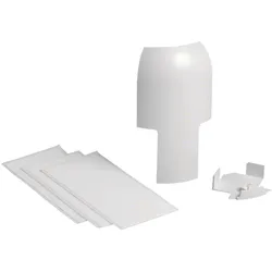 Hager SL20055819016 Abzweig auf EK 40x40mm hfr zu Sockelleistenkanal SL 20x55mm verkehrsweiß