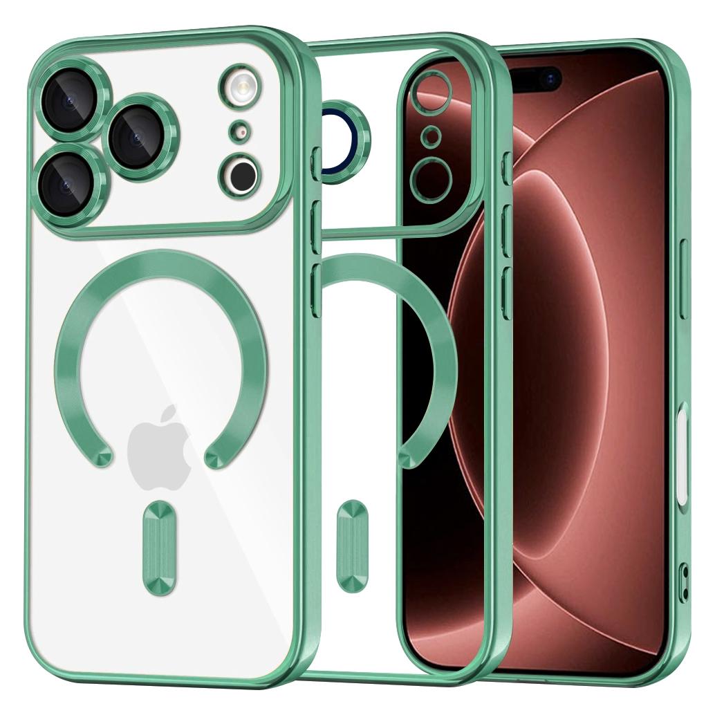 Techsuit - Luxury Crystal MagSafe - iPhone 18 Pro Max / iPhone 17 Pro Max - Light Green (Apple iPhone 17 Pro Max, Apple iPhone 18 Pro Max) (72060132)
