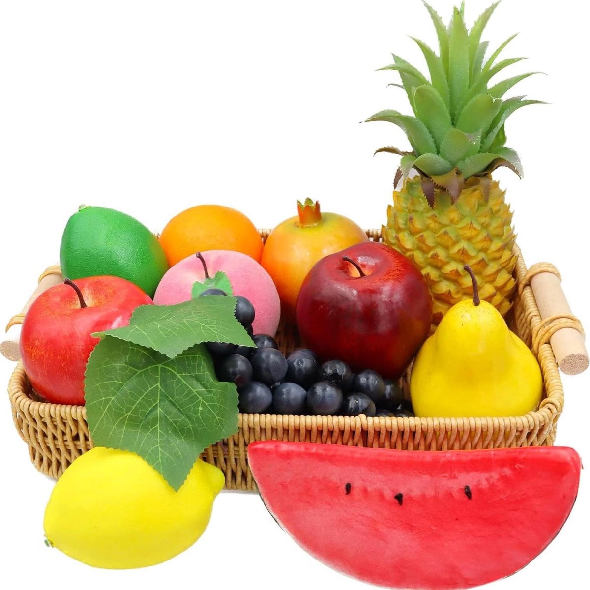 Realistisch geel kunstfruit voor decoratie - 1 stuk