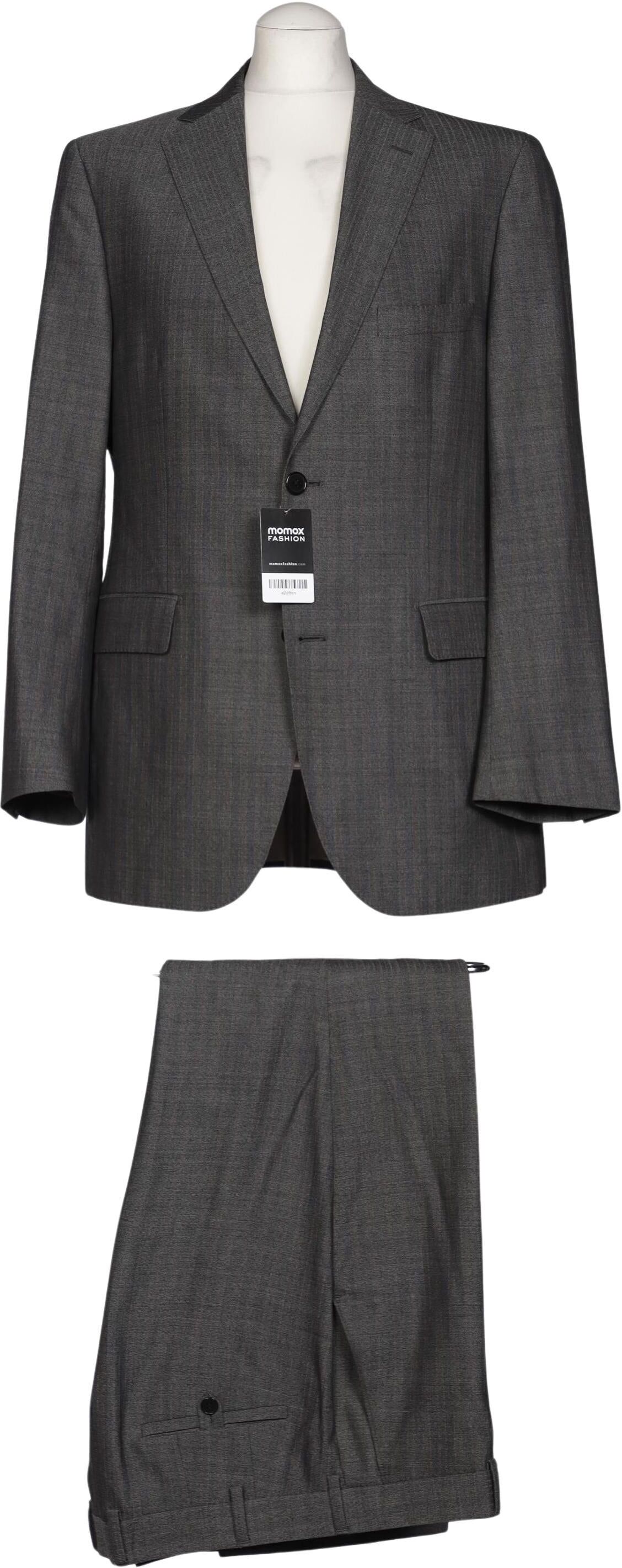 Becon Berlin Herren Anzug, Grau, Gr. EU 52, Wolle / Viskose - Second Hand