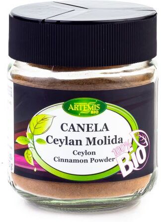 Artemis Bio Large jar Ground Ceylon Cinnamon Eco 70 gr