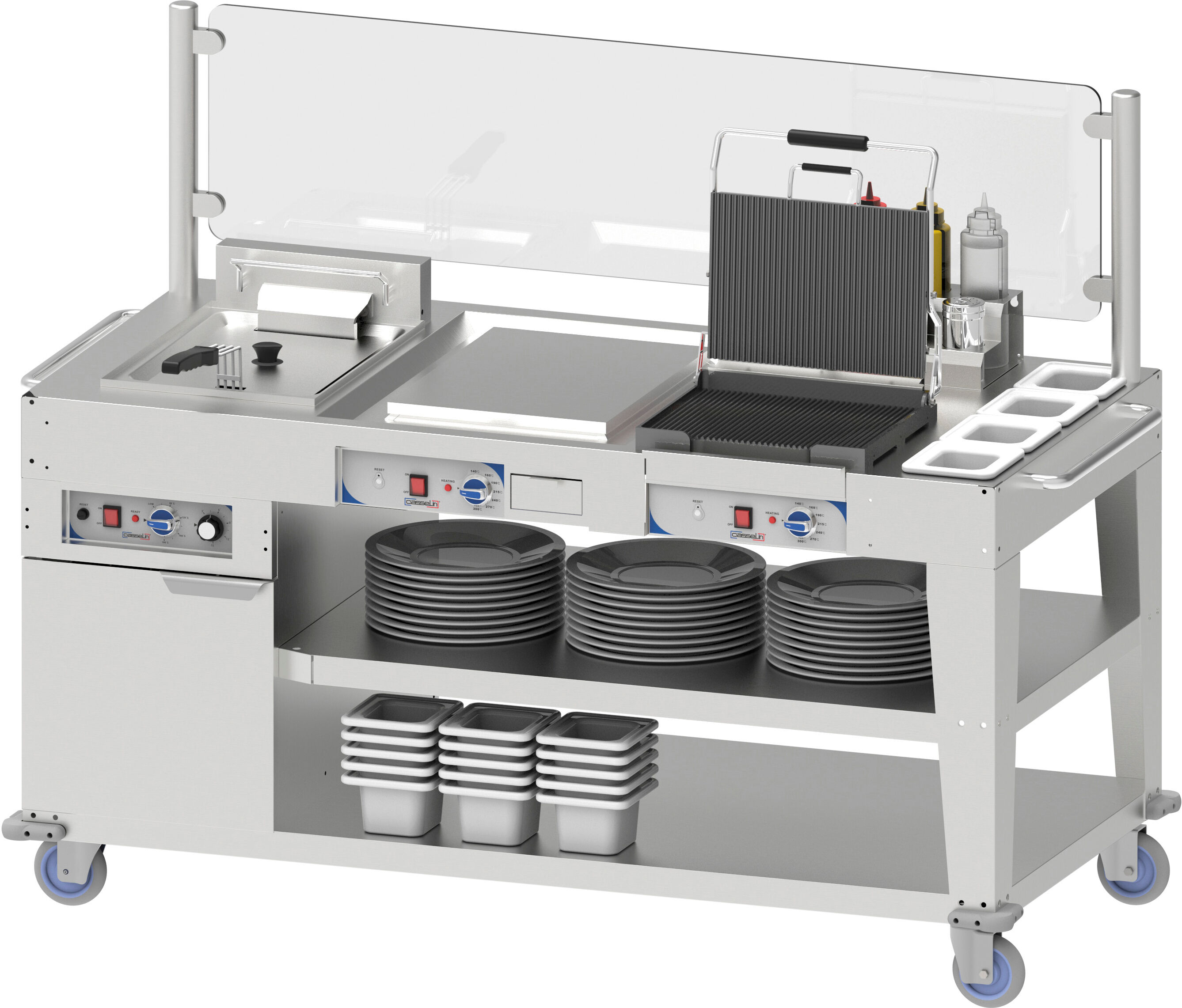 Casselin Carrello Multi Snack