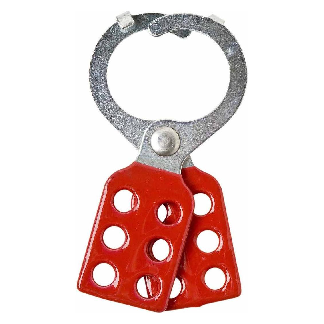 Brady Stahl-Schliessbügel mit Verschluss (Mehrfach-Schliessbügel), 38 mm, Rot (1 Stück) (105719) (105719)