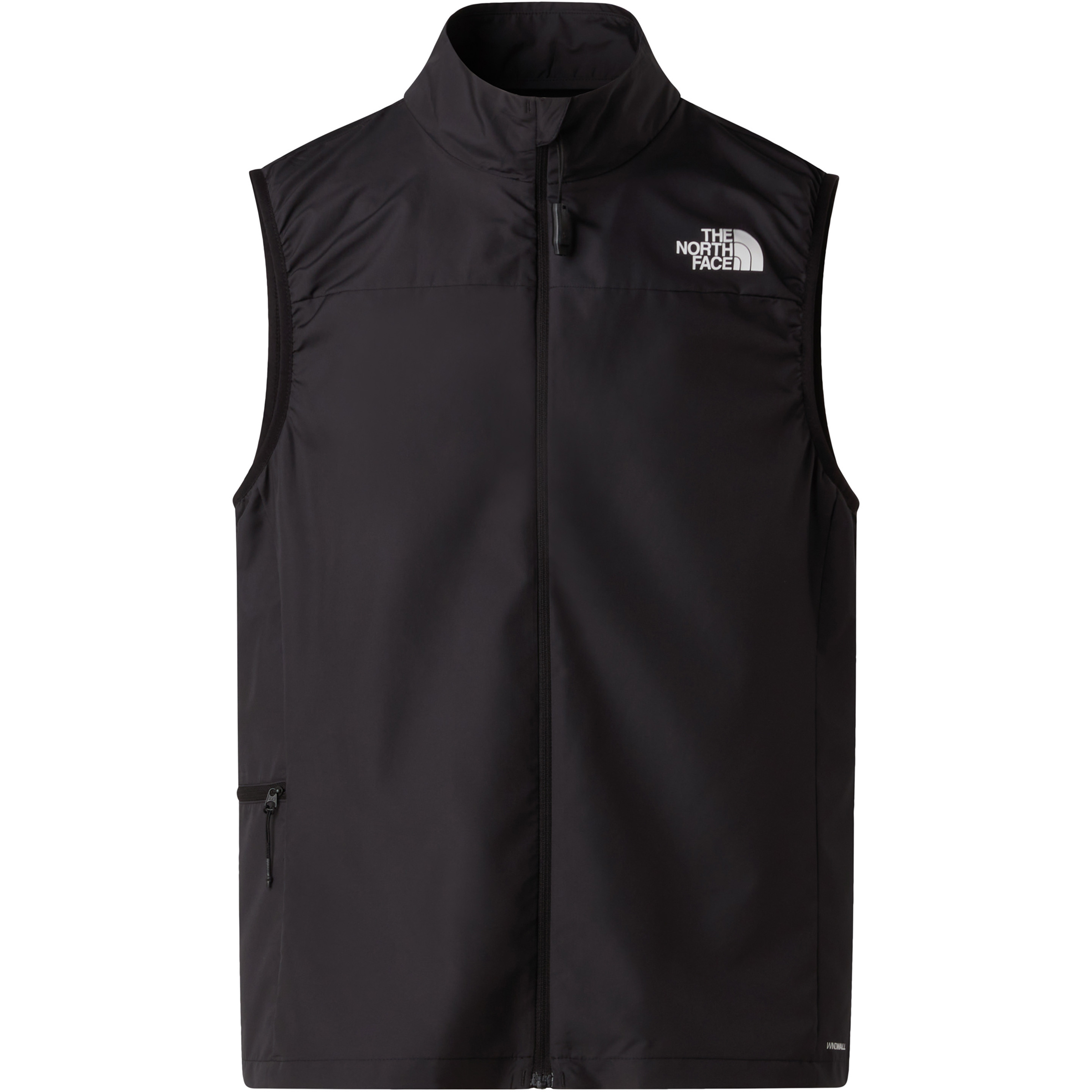 The North Face Fontanales Wind Weste Herren Windwesten schwarz Größe L Trailrunning Wasserabweisend