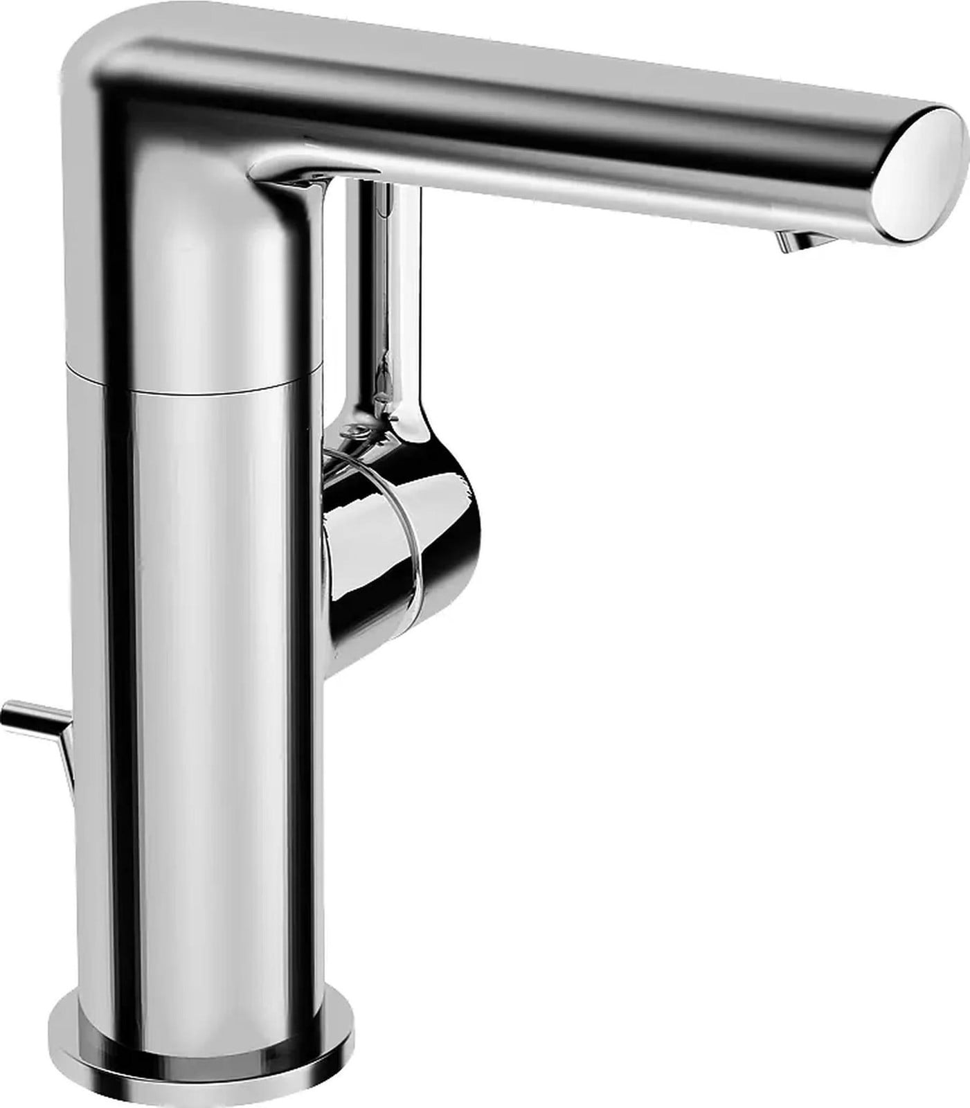 Hansa wastafelmengkraan HANSARONDA 5526 met afvoergarnituur en trekstang, chroom