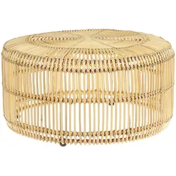 COUCHTISCH Rattan natürlich 84 cm Limni