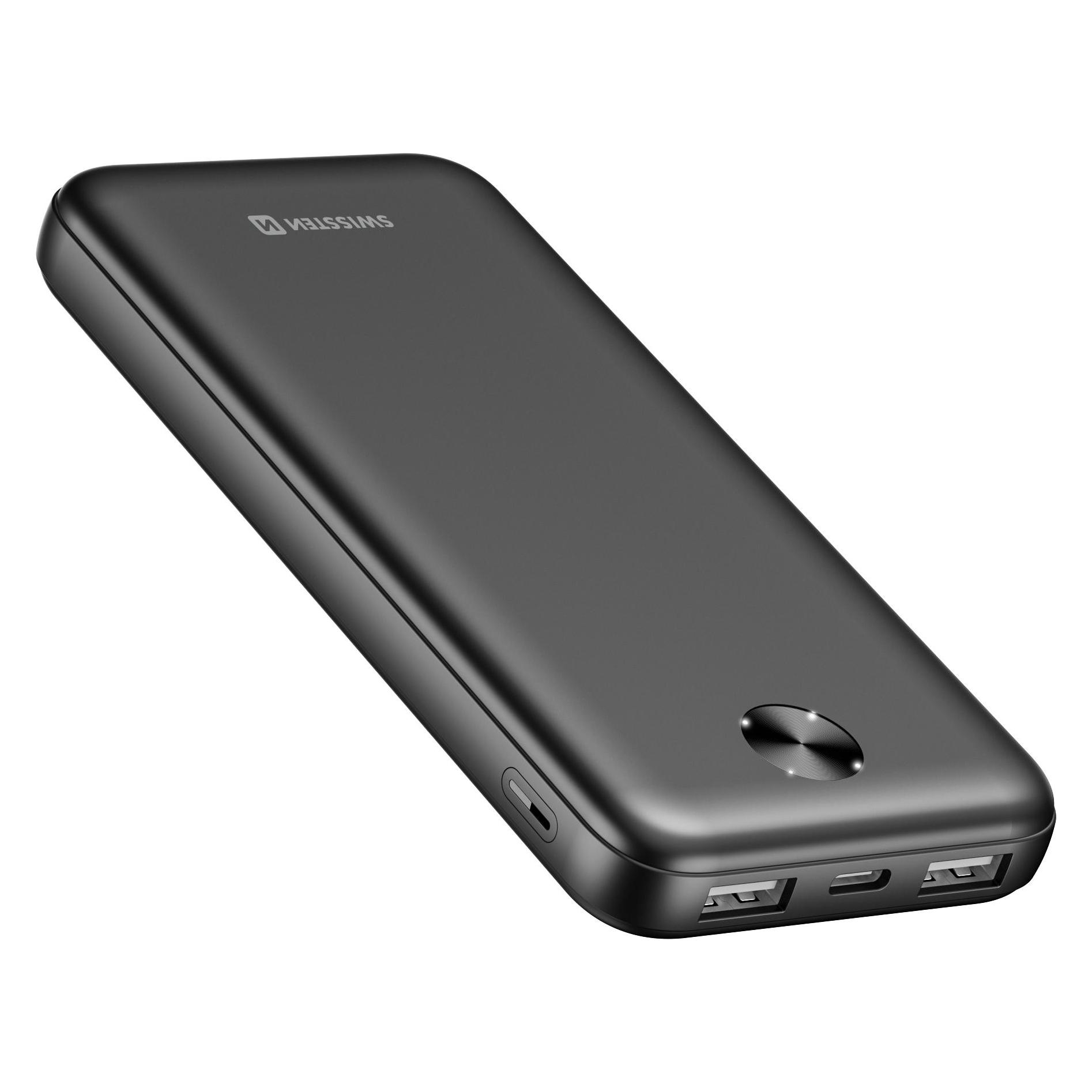 Swissten Power Bank 10000 Mah Worx Pro Black (10000 mAh, 10.50 W, 37 Wh) (22013949)