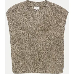 Grobstrick-Pullunder Beige 40