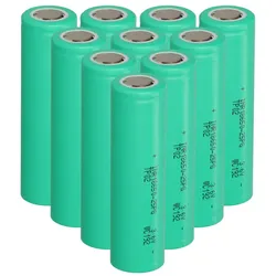 10x TerraE INR 18650 25P Li-Ion Akku - 3,6V 2500mAh 20A
