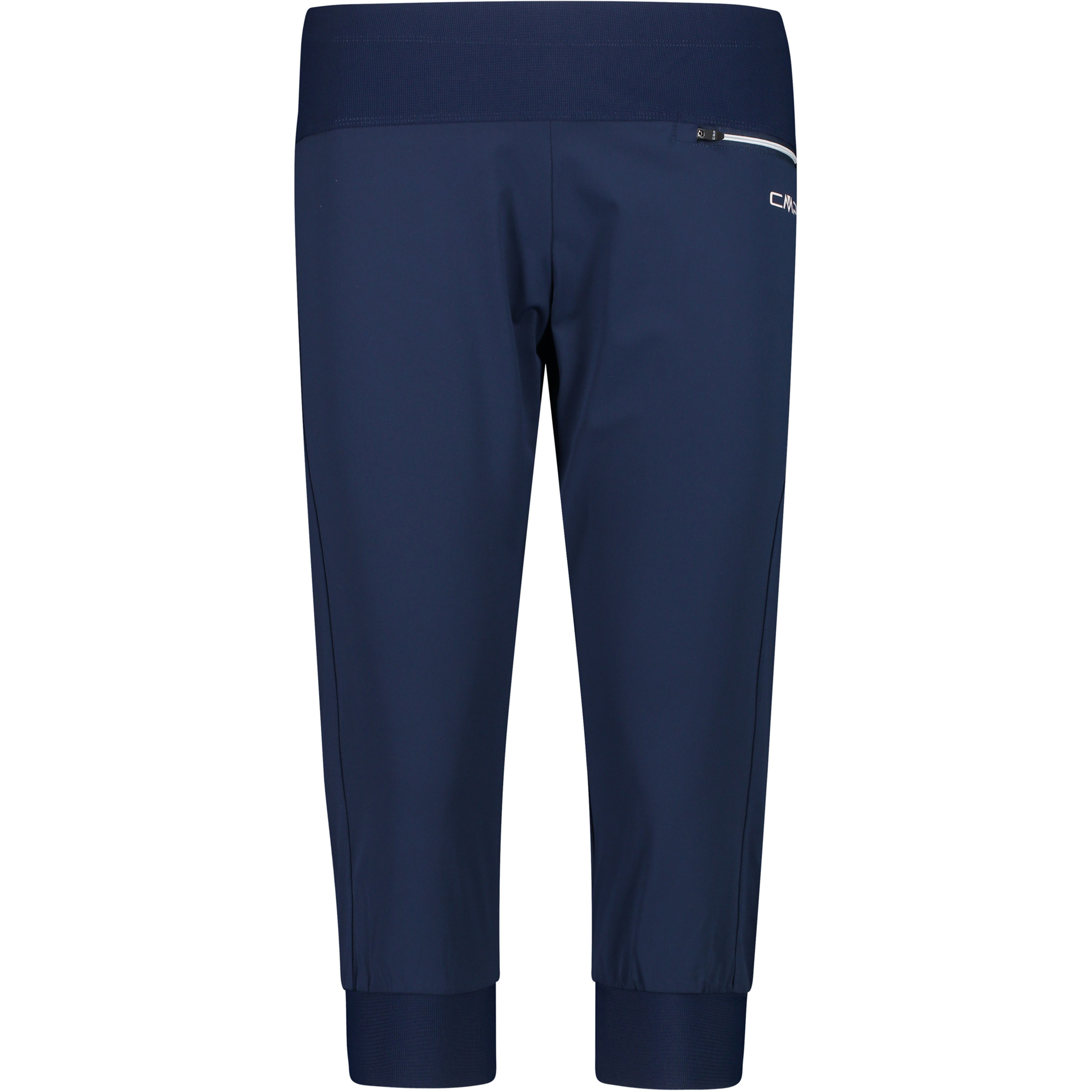 CMP Stretch Capri Hose Damen Laufhose blau Größe M Trekking Elastisch