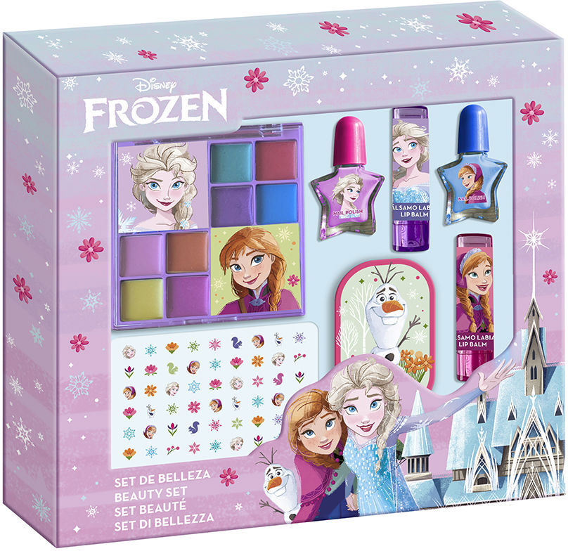 Disney Frozen Estuche Belleza Maquillaje 7 pz
