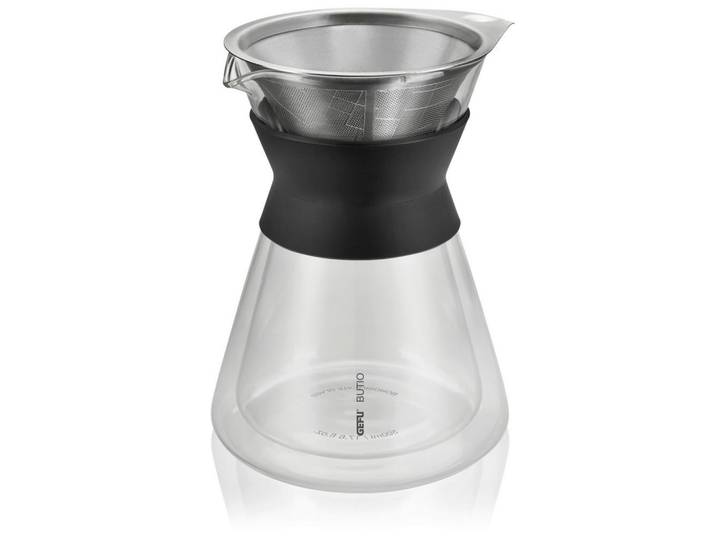 Gefu Kaffeebereiter, Metall, Kunststoff, Glas, 0,5 l, 20 cm, Geschirr, Kannen & Karaffen, Kaffeezubehör & Teezubehör