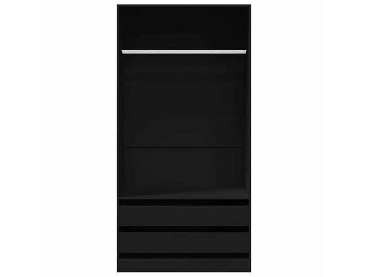 Magnifique Garde-robe Noir 100x50x200 cm Bois d'ingénierie - design polyvalent - pour maison - Noir 65 kg 2026_135579