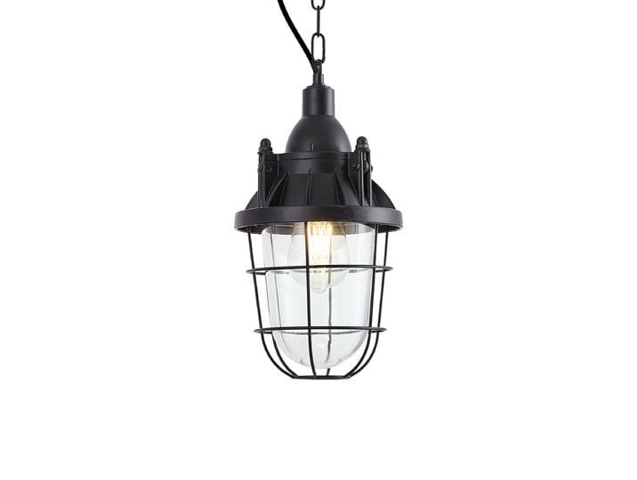 Suspension industrielle noire - Cabin