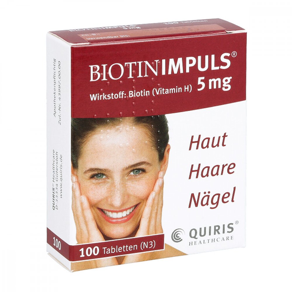 Quiris Healthcare GmbH & Co. KG Biotin Impuls 5 mg Tabletten 08923187