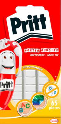 Pritt Haftpunkte Multi-Fix Poster Buddies, wiederverwendbar, 65 Stück