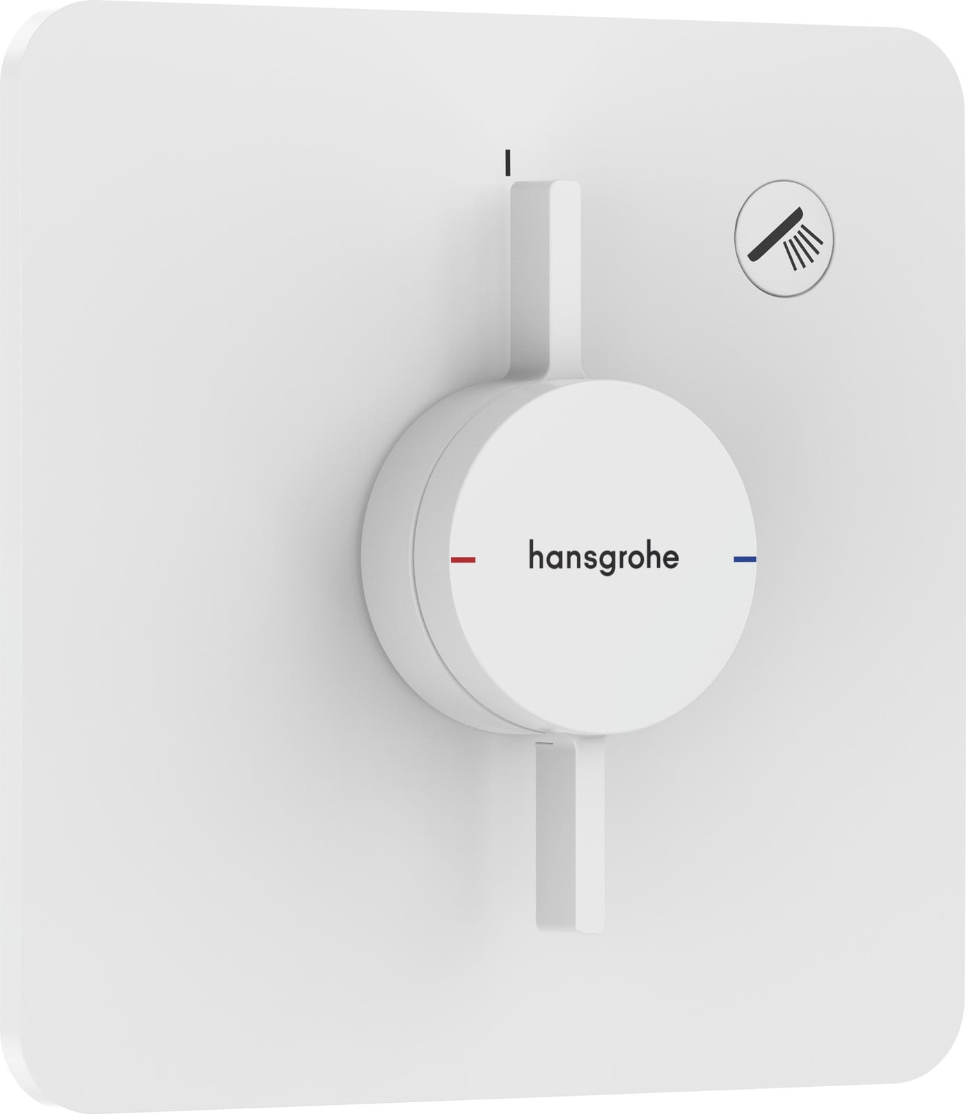 Hansgrohe Mischer DuoTurn Q UP voor 1 aansluiting, matwit