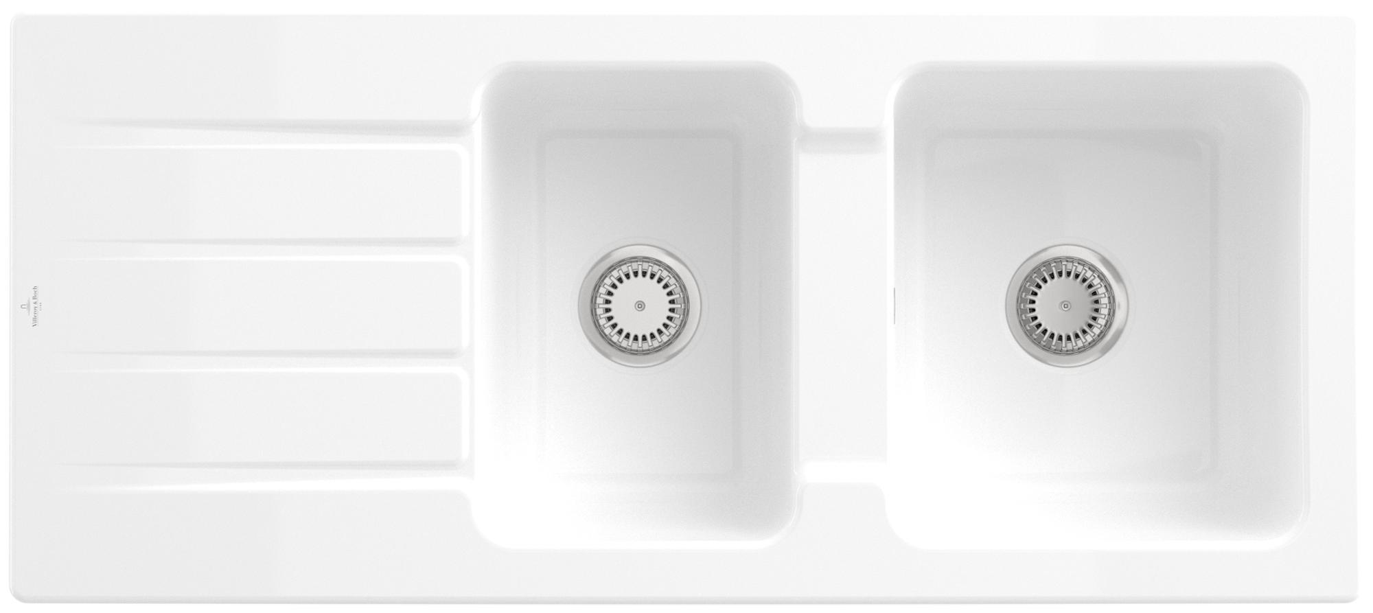 Villeroy & Boch Keramikspüle 338001KG, Architectura 80 Einbauspüle - inkl.