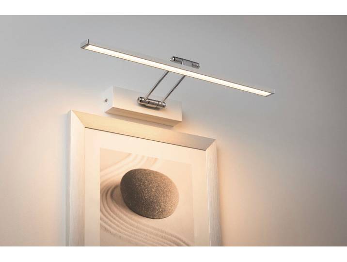 PAULMANN LED Bilderleuchte Beam Fifty , weiß (weiß, chromfarben), 1, H: 4,6cm, 1 Stk., Leuchten, LED Bilderleuchte