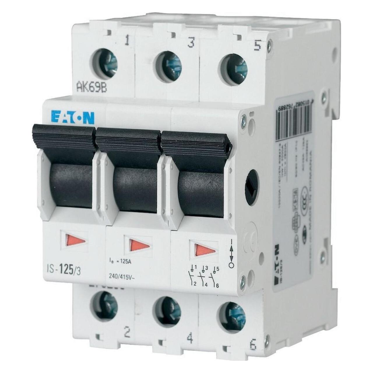 Eaton Hauptschalter Grau 3polig 100 (276284)