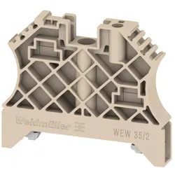 Hager KR01EW Endwinkel bis 35mm2, Schraubtechnik, Farbe: beige