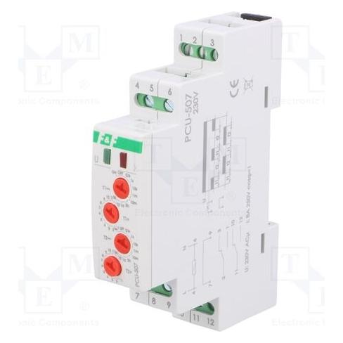F&R Universelles Zeitrelais 230V 2x8A - PCU-507 (PCU-507)