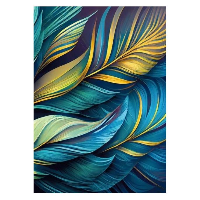 Fresh Dekoratives Notizbuch 105x148/64K Raster TW Pióra (A6, Harter Einband) (49019207)