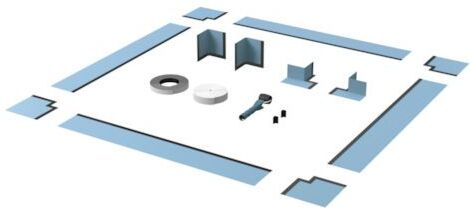 Bette Dichtsystem B57-0371 für Minimum-Wannenträger