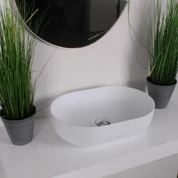 Design Aufsatzwaschbecken Modell-1151, Oberfläche: Glänzend