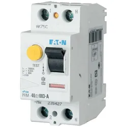 Eaton 100061 FI-Schalter, 25A, 2p, 30mA, Typ AC PFIM-25/2/003-110
