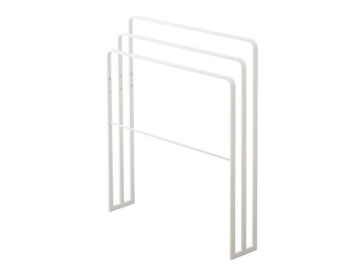 Universalablage, Weiss, Metall, 14x81x70 cm, Ordnen & Aufbewahren, Zeitungsständer
