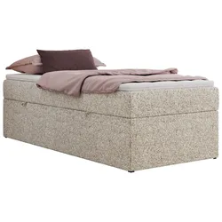 BOXBETT ZERO 90/200 - Beige Struktur - H3 - Topper Visco