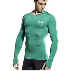 Select, Unisex, Funktionsshirt, Kompressions-Shirt Lang (164), Grün