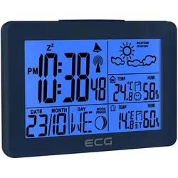 ECG MS 200 grau / Messstation / 3x AAA, Wetterstation, Grau