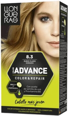 Llongueras Color Advance Color & Repair 8.3 Rubio Claro Dorado