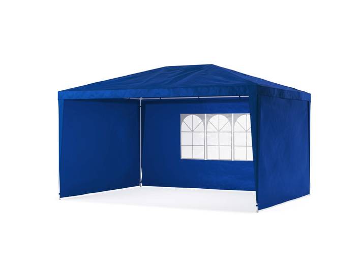 Pavillon NELLE 4 x 3 m blau inkl. 4 Seitenwände