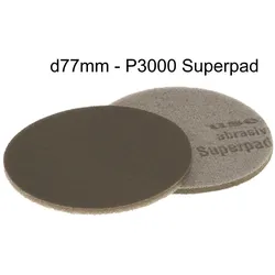 Superpad Schleifpad d77mm / 3 - P3000 - useit®-Superfinishing-Pad SG2"
