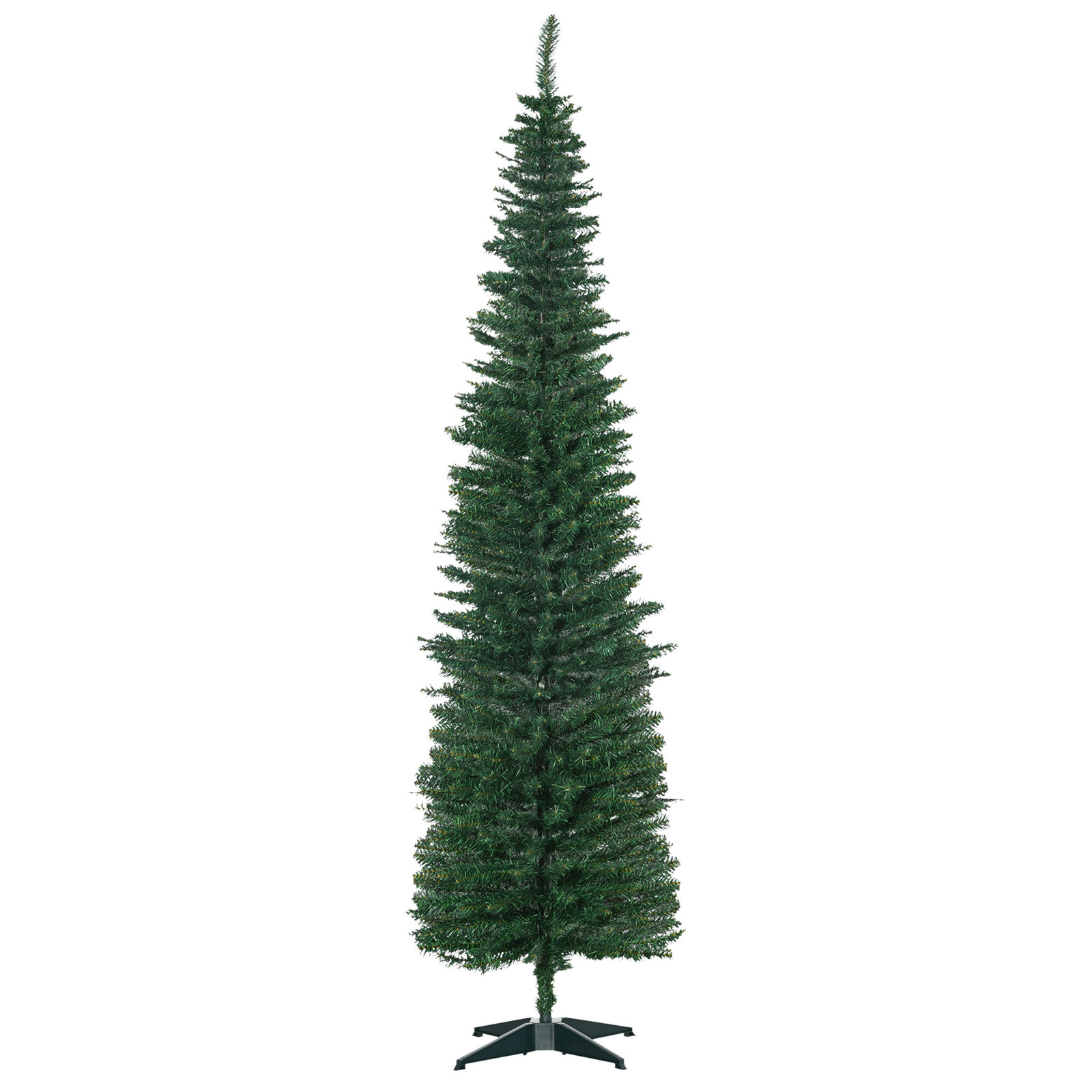HOMCOM Kunstkerstboom Spar inclusief standaard en ster, 2,1 m, Groen