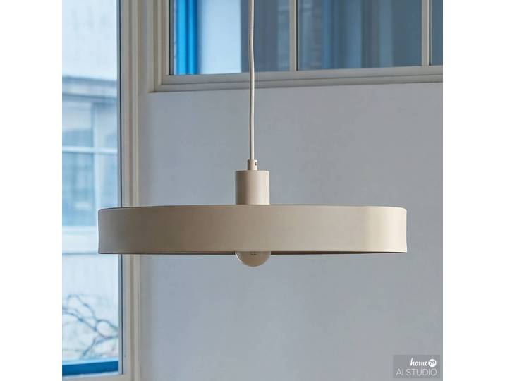 Suspension JUREA Type A 60 cm 60 x 150 x 60cm Beige Fer, thermolaqué E27