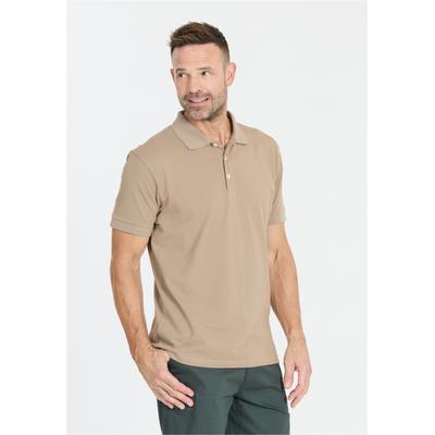 T-Shirt NOU "Harrold V2", Herren, Gr. L, natur, 96% Baumwolle, 4% Elasthan, unifarben, normal, V-Ausschnitt, Shirts T-Shirt, Schmucklos