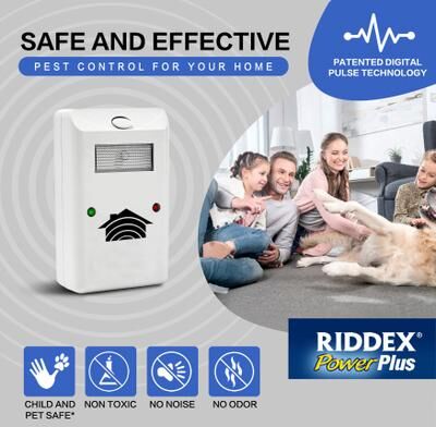Riddex® PowerPlus Electromagnetic Pest Repeller by Riddex in White